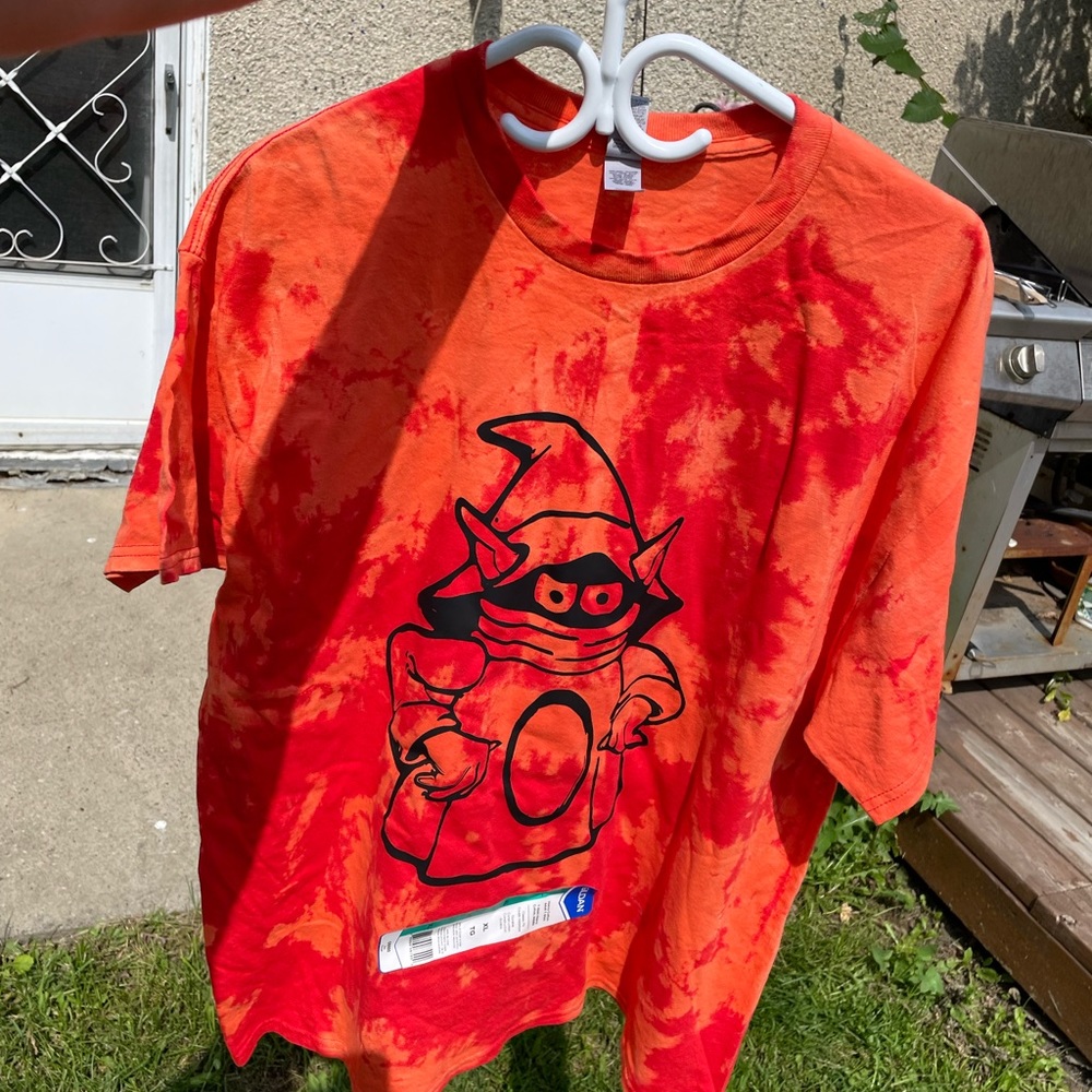 🌈 Orko MOTU Acid Wash Bleach US XL Tee Shirt NWT Masters Of The Universe 🌈